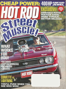 HOT ROD 2000 MAY - VETTE vs. LIGHTNING, ART CHRISMAN